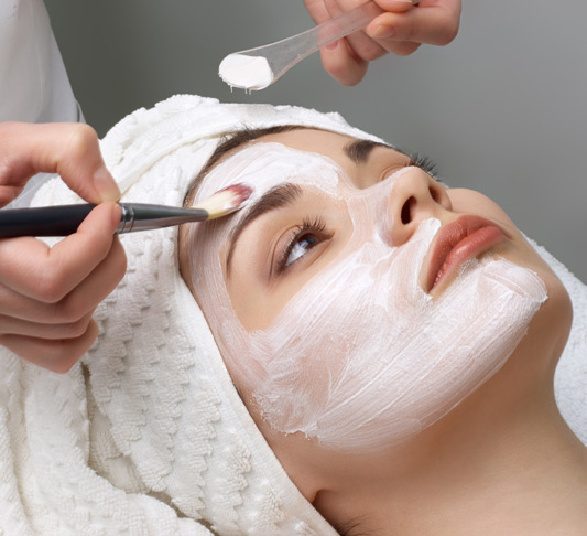 Image of Meena Threading & Waxing Center showcasing organic facial treatments and skincare services in Midtown East, NYC
